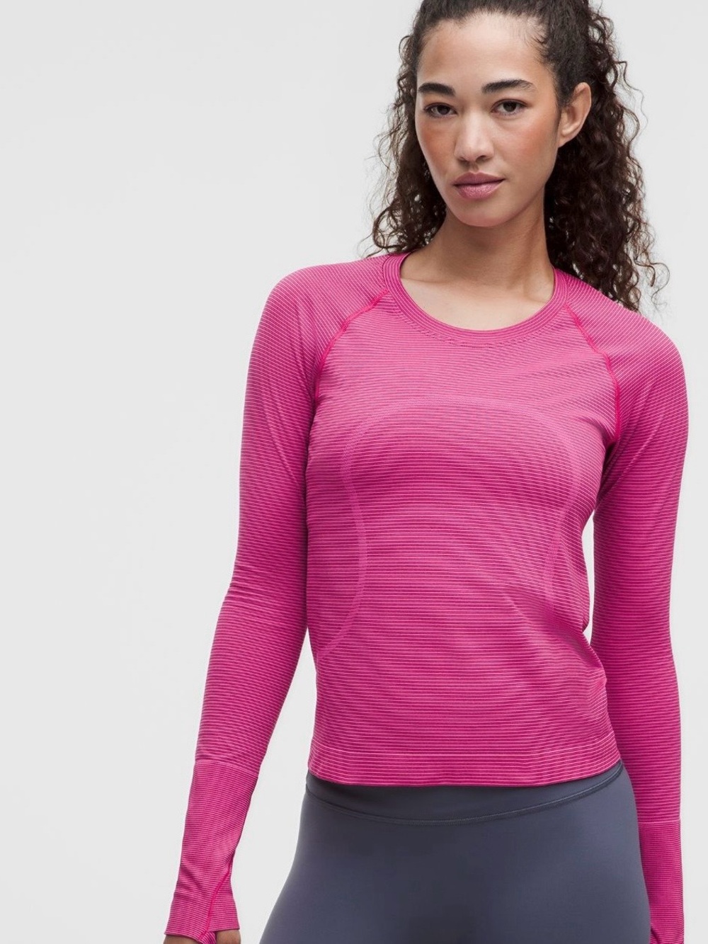 NWT Lululemon Long-Sleeve Swiftly Performance Tee - waist length